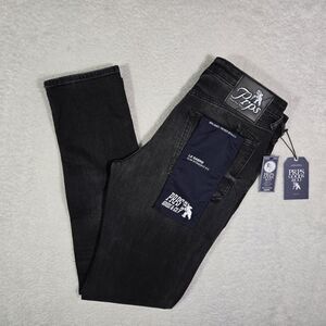 PRPS Le Sabre Jeans Slim Straight Fit Mens Size 34x33 Japanese Denim Black